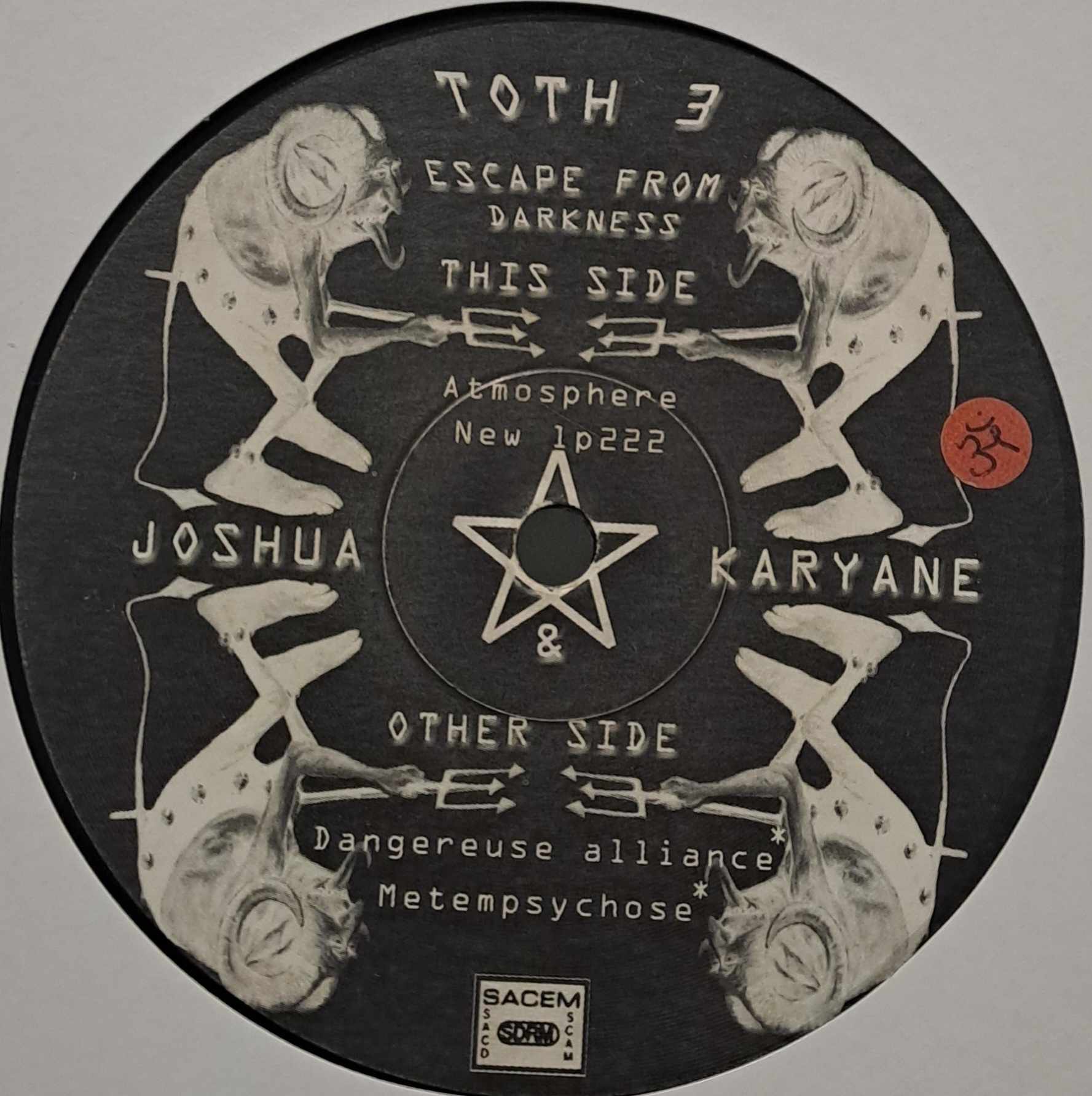 Toth 3 - vinyle hardcore